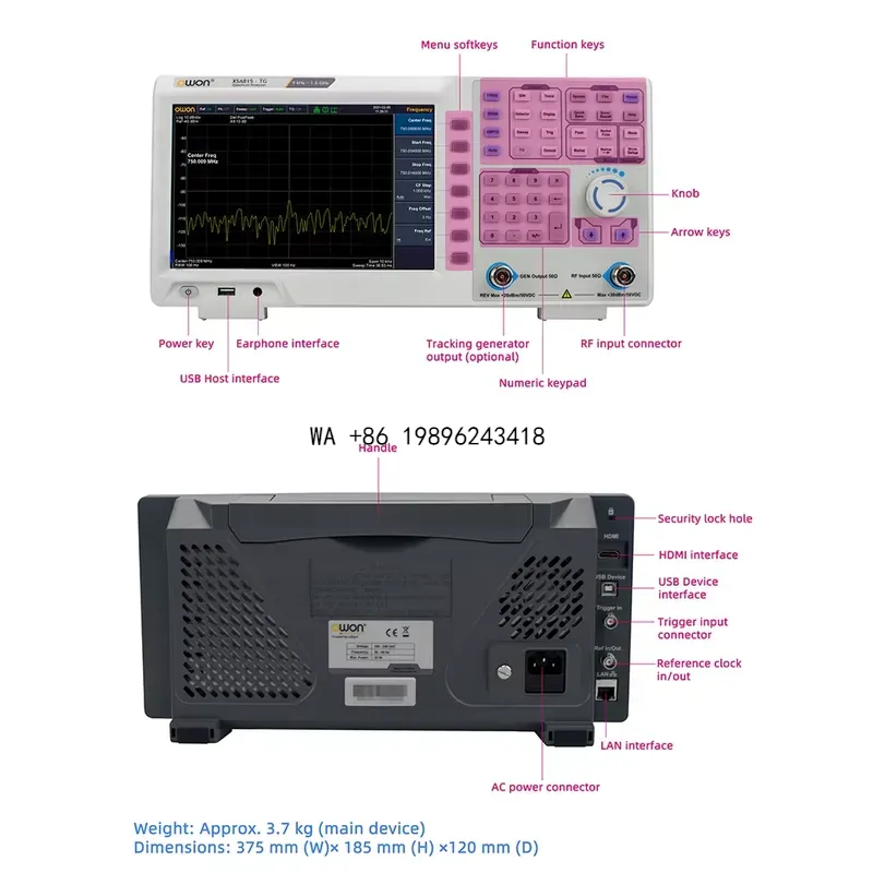 Analizzatore di spettro Wmwmnu - Spectrum Analyzer Tracking Generator 1.5Ghz recensione e prezzo